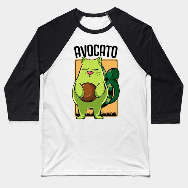 Avocado Guacamole Baseball T-Shirt by Lumio Gifts